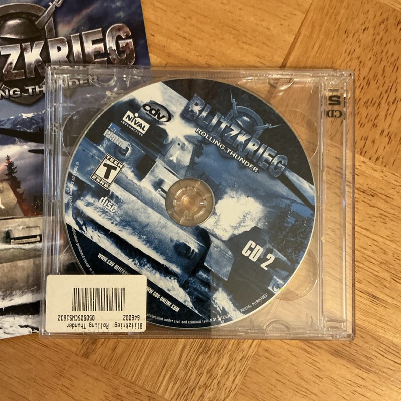 Blitzkrieg Rolling Thunder Real-Time Strategy PC CD Game for Windows gallery