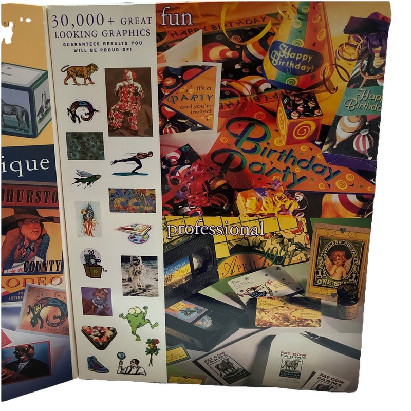 Vintage Print Artist Gold software by Sierra Home, for Windows 95 /Mac CD Rom gallery