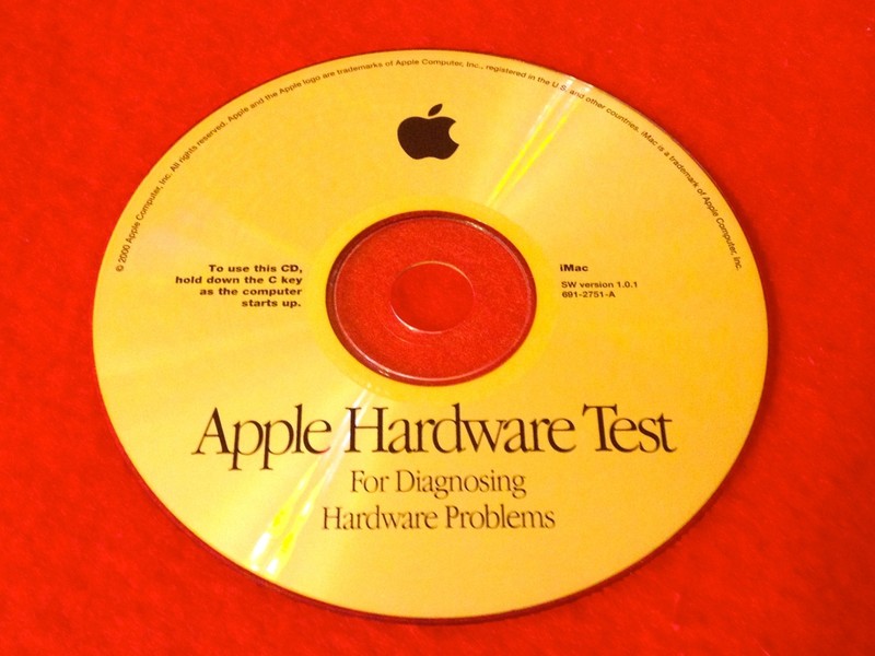 iMac AHT Disc v1.0.1 691-2751-A/ Macintosh Computer Software