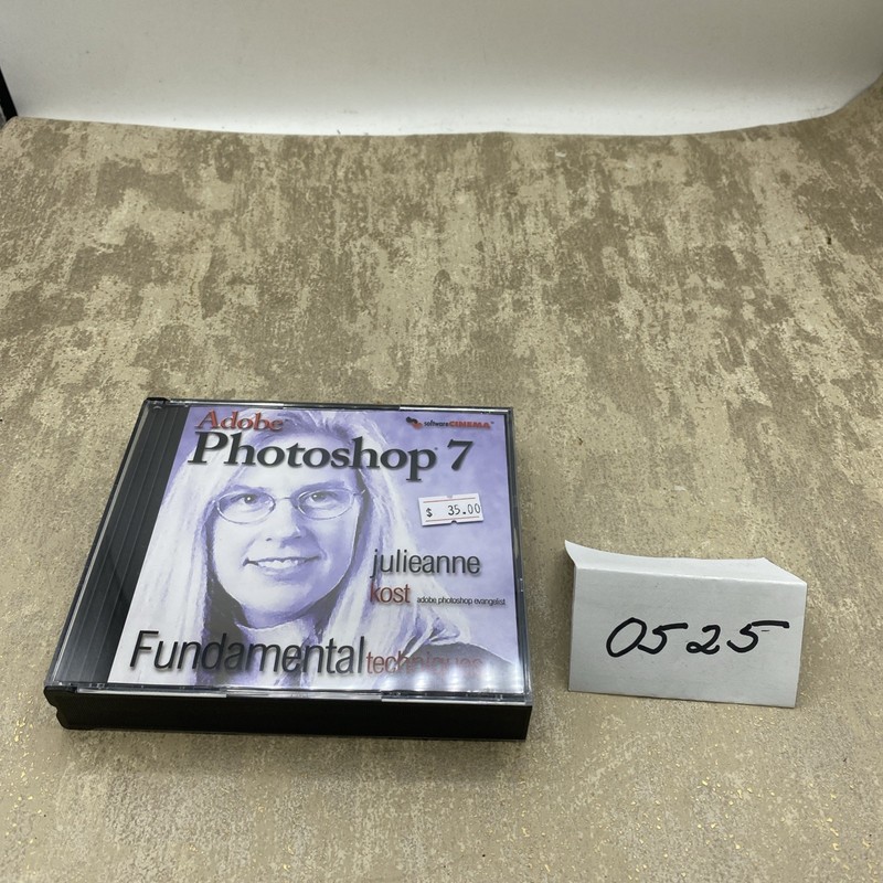 Adobe Photoshop 7 Fundamental Techniques Software – By Julieanne Kostyra-4CD’s