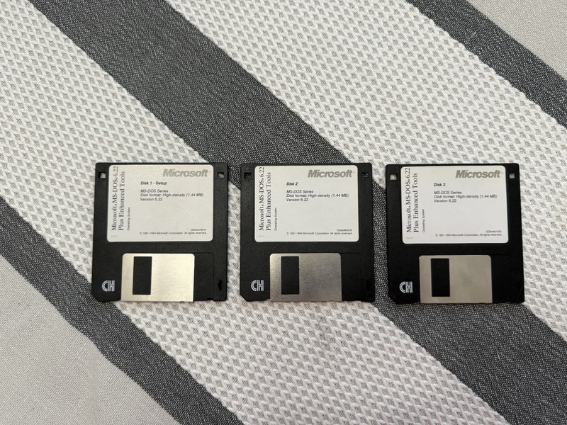 Microsoft MS-DOS 6 3.5 Inch Floppy Media