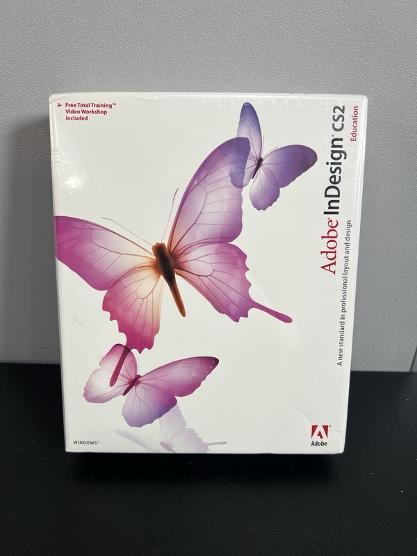 Adobe InDesign CS2 Education for Windows Brand New Sealed