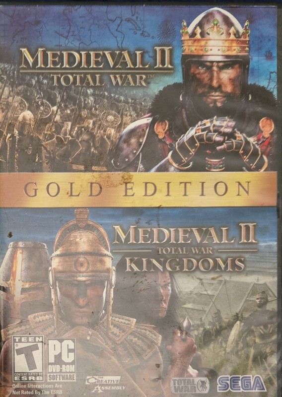 PC/Computer Game: Medieval II 2 Total War Gold + Kingdoms w/Serial# gallery