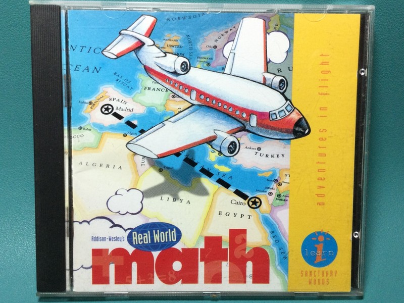 Addison Wesley's Real World MATH Adventures in Flight (CD-ROM 1994)
