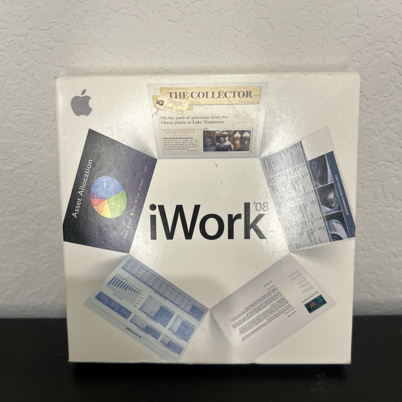 Apple iWork ’08 Retail for Mac – Everything Included Genuine MA790Z/A