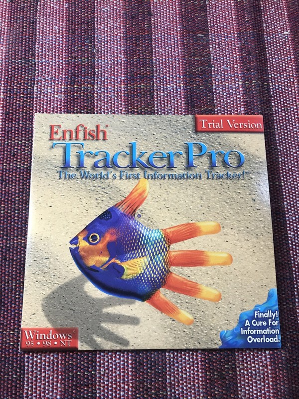Enfish TrackerPro Software Package Trial Version Windows 95, 98, NT BRAND NEW