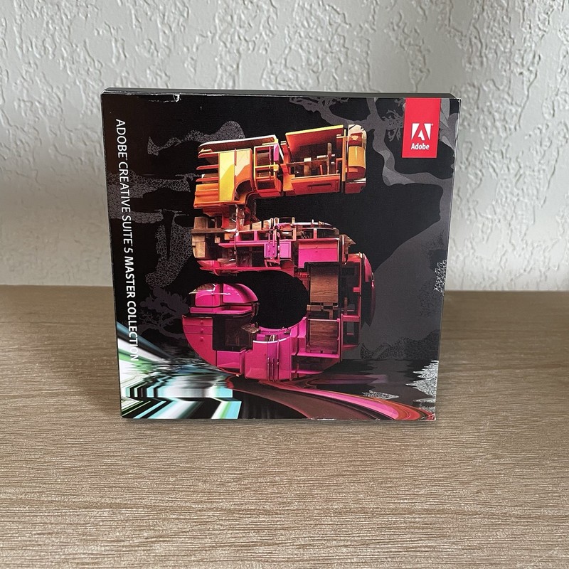 Adobe CS5 Master Collection for Windows – Discs and Full Serial Number
