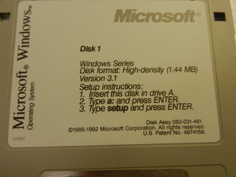Microsoft Windows 3.1 Operating System 3.5" Floppy Disks 6 Floppies gallery