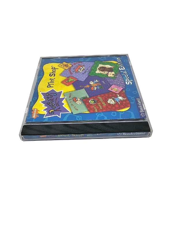 Vintage 90s Rugrats Print Shop Special Edition PC CD-ROM Game | Windows 95/98 gallery