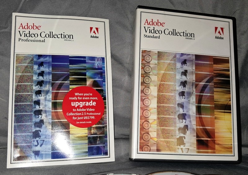 Adobe Video Collection Standard Ver 2.5 PC/Computer Software Editing 4 Discs gallery