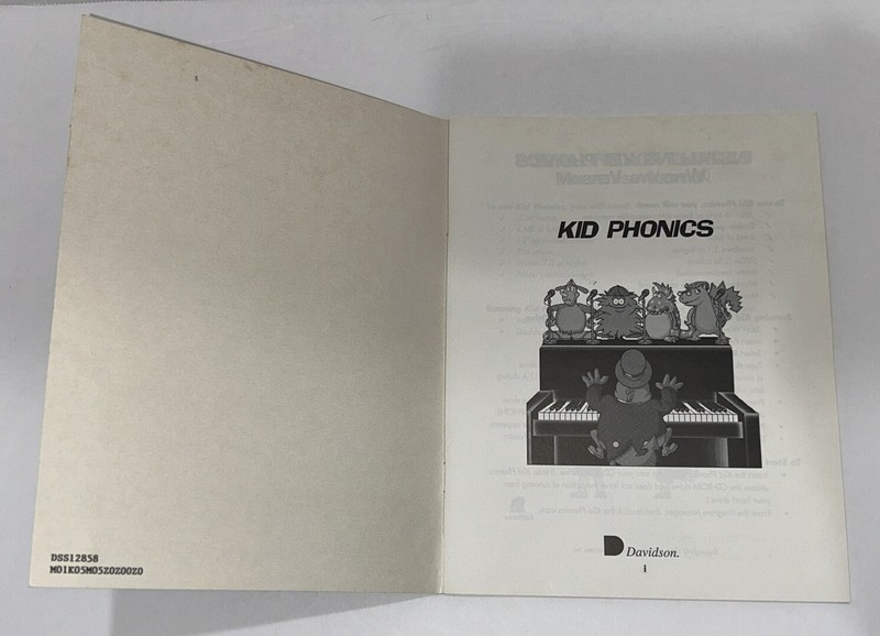 Davidson's Kid Keys The Magical Typing Tutor Software Manual Vtg Macintosh 1995 gallery