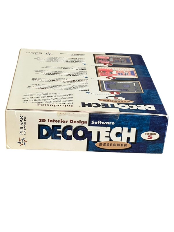 VTG 1997 DecoTech Designer 5 3D Interior Design Software New In Sealed Box gallery