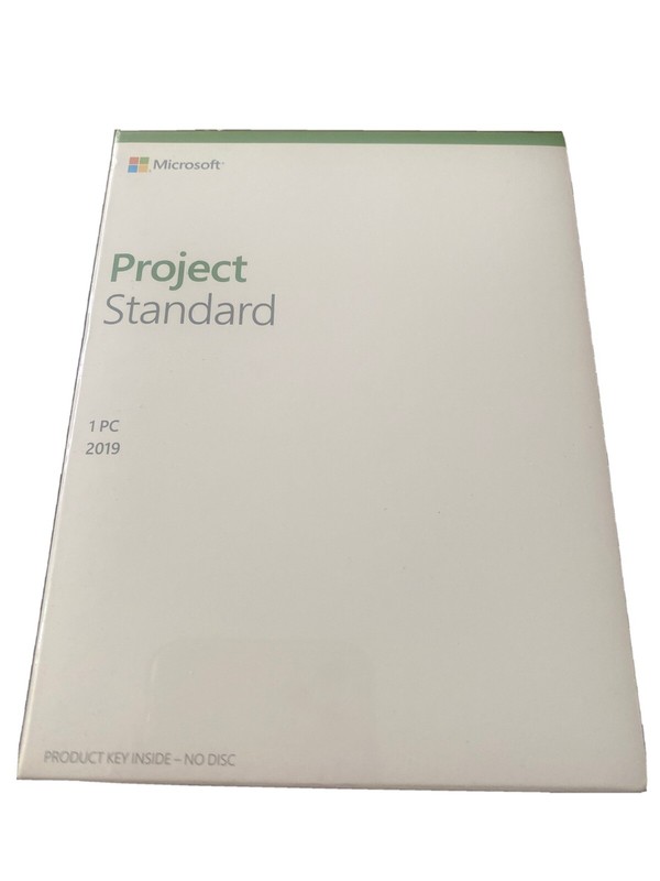 New Microsoft Project Standard 2019 076-05795
