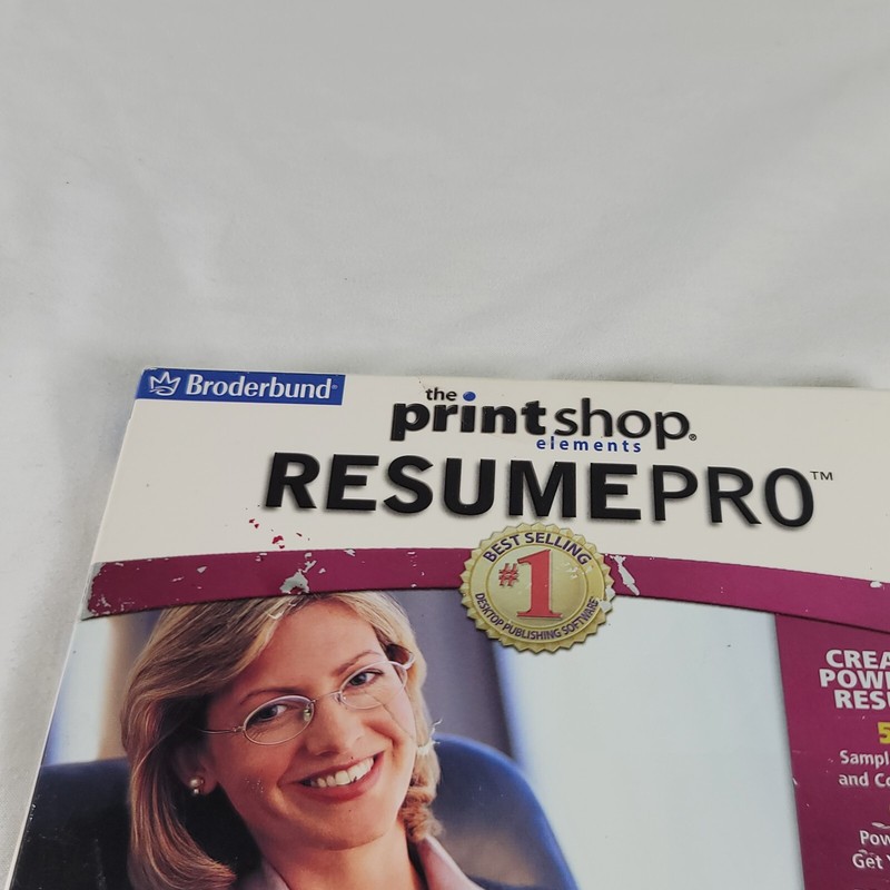 Broderbund The Printshop Elements Resume Pro (Jewel Case) gallery
