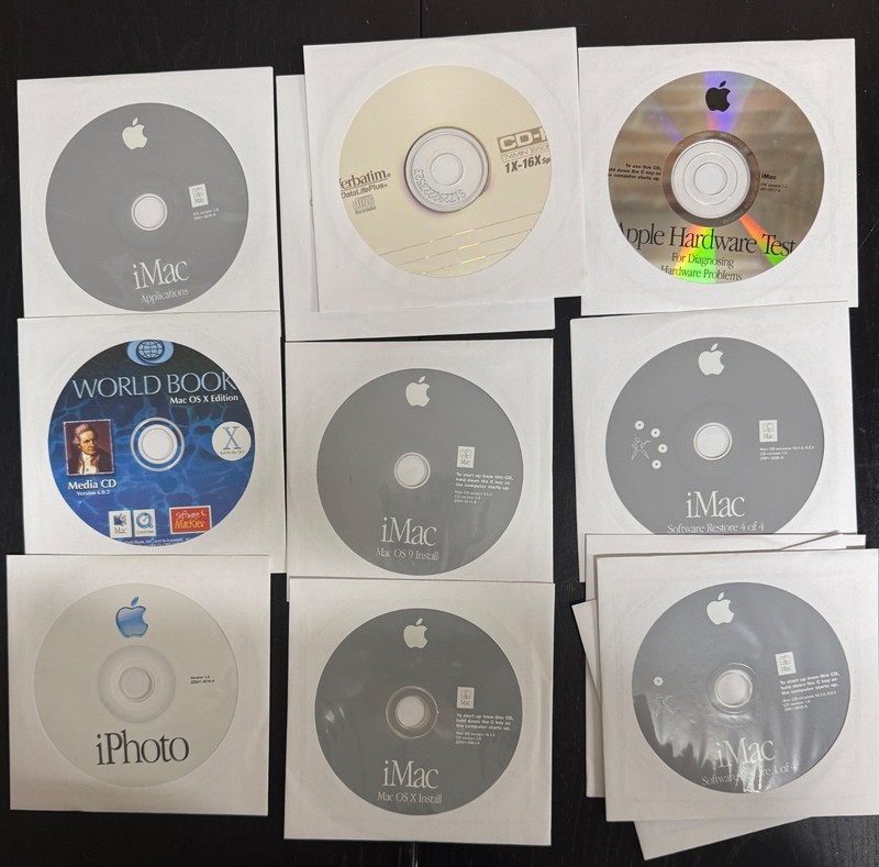 Apple iMac Install Media Pack OSX 10.1.2, OS 9.2.2 – 2002