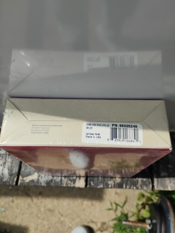 Adobe InDesign CS4 Upgrade Windows Sealed Retail Box New Old Stock NOS gallery