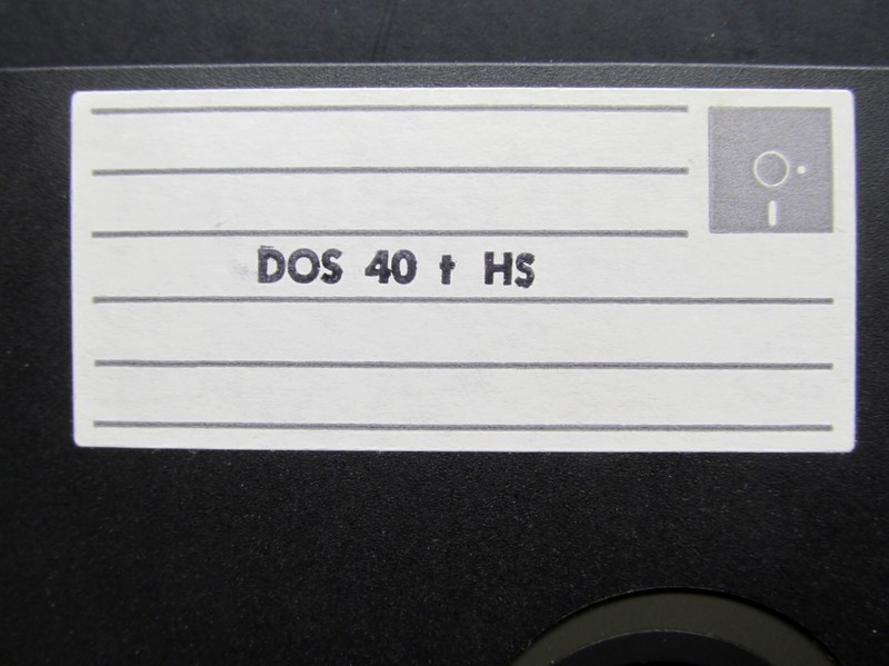 DOS 4.0 & H, 5.25 / 5 1/4″ Floppy Disk