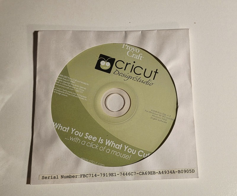 Cricut Provo Craft Design Studio Bonus Pack CD Mouse Pad & USB Cable gallery