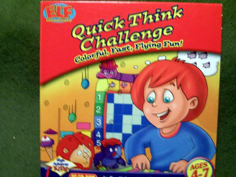 ELF Quick Think Challenge PC CD-ROM (English/Spanish) Ages 4-7