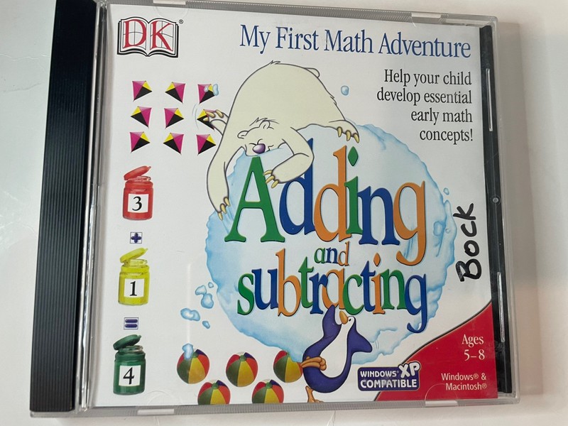 My First Math Adventure – Adding and Subtracting Ages 5-8 WIN/MAC CD-ROM