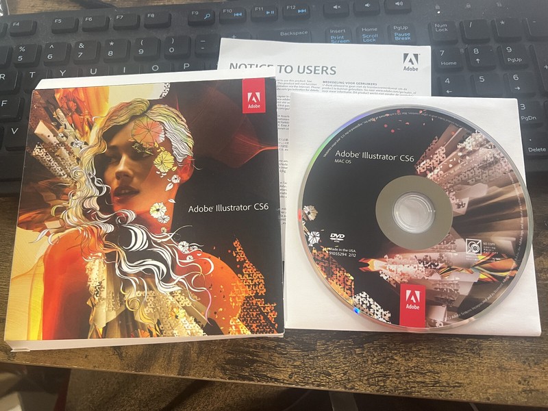 Adobe Illustrator CS6 for MAC – Disc Only read description