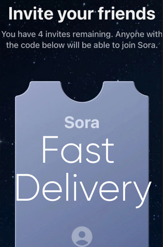 Sora 2 Invite Code FAST DELIVERY