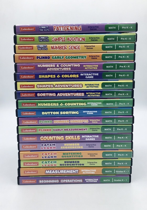 LN✴️ 18-Lakeshore Educational Interactive Learning PreK- K+ Math PC/MAC Games
