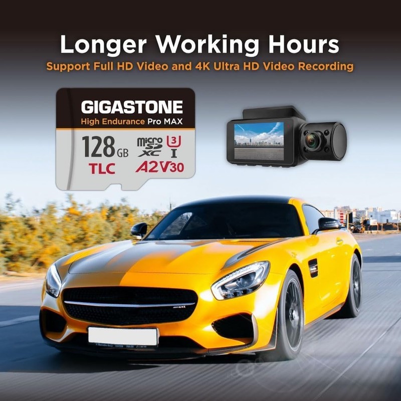 5 Yrs Free Data Recovery】【Dash Cam】 128GB Micro SD Card, TLC High Endurance P... gallery