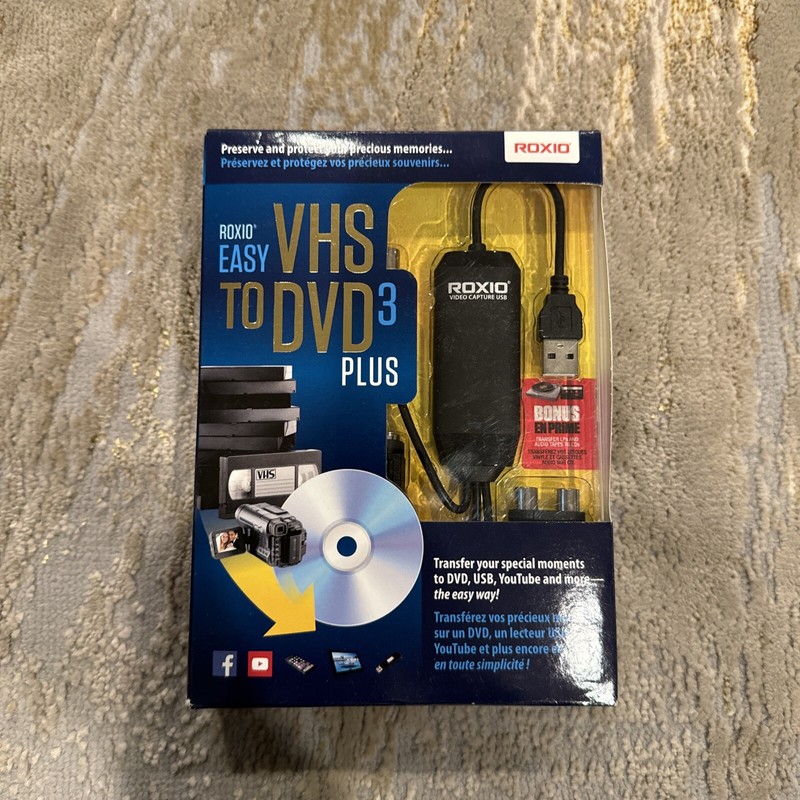 Roxio Easy VHS to DVD 3 Plus Converter – 251000