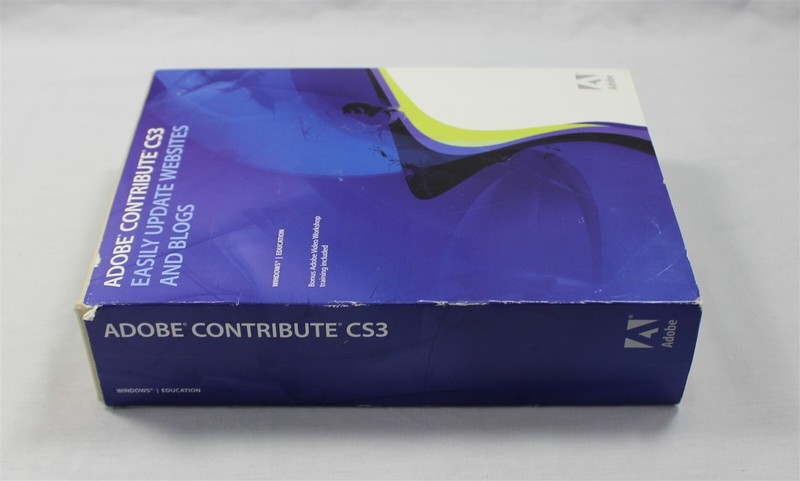 Adobe Contribute CS3 Web Publishing Software (2007) Windows XP Vista Install Key gallery
