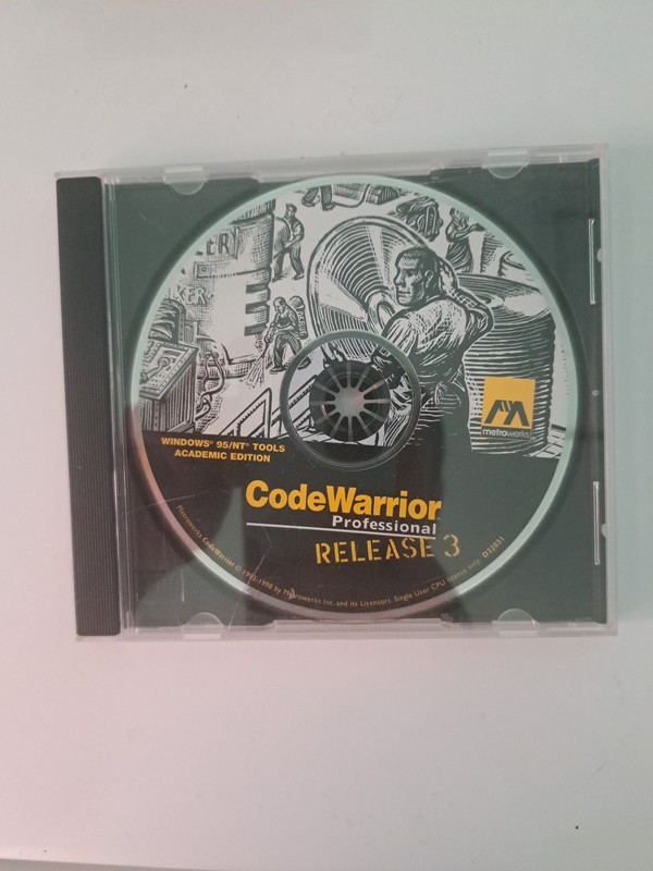 Metrowerks CodeWarrior Professional Release 3 Windows 95/NT Tools Academic Editi