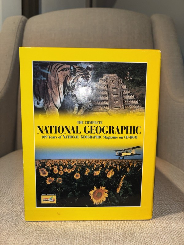 The Complete National Geographic - 109 Years Magazine on CD-ROM in 10 box SET. gallery