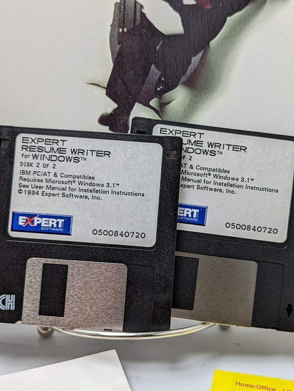 Expert Software Resume Writer PC Software Windows 95 gallery