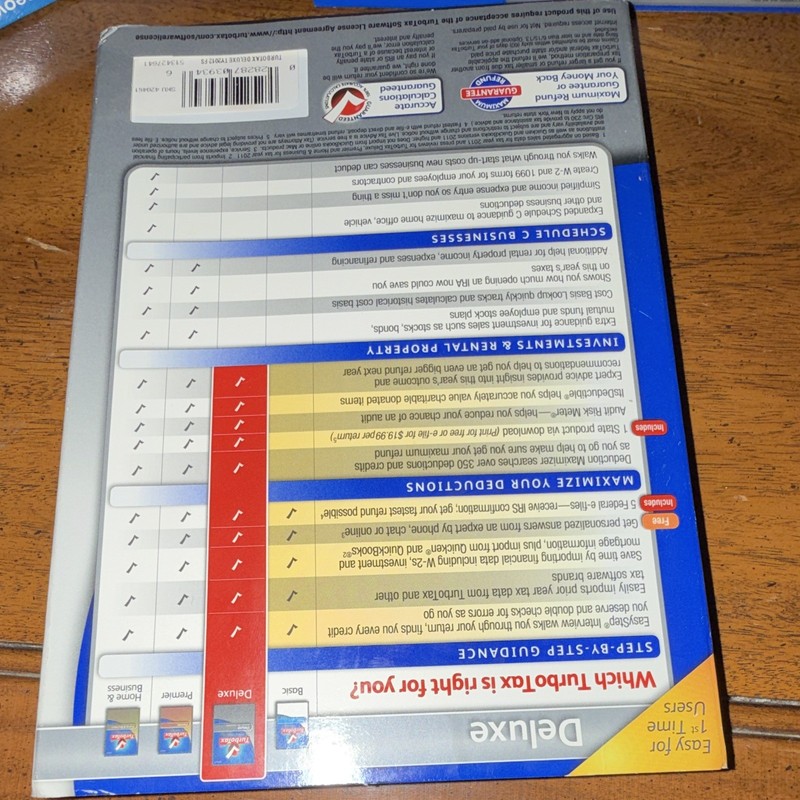 Intuit TurboTax Deluxe Tax Preparation Software 3 CD for Windows gallery