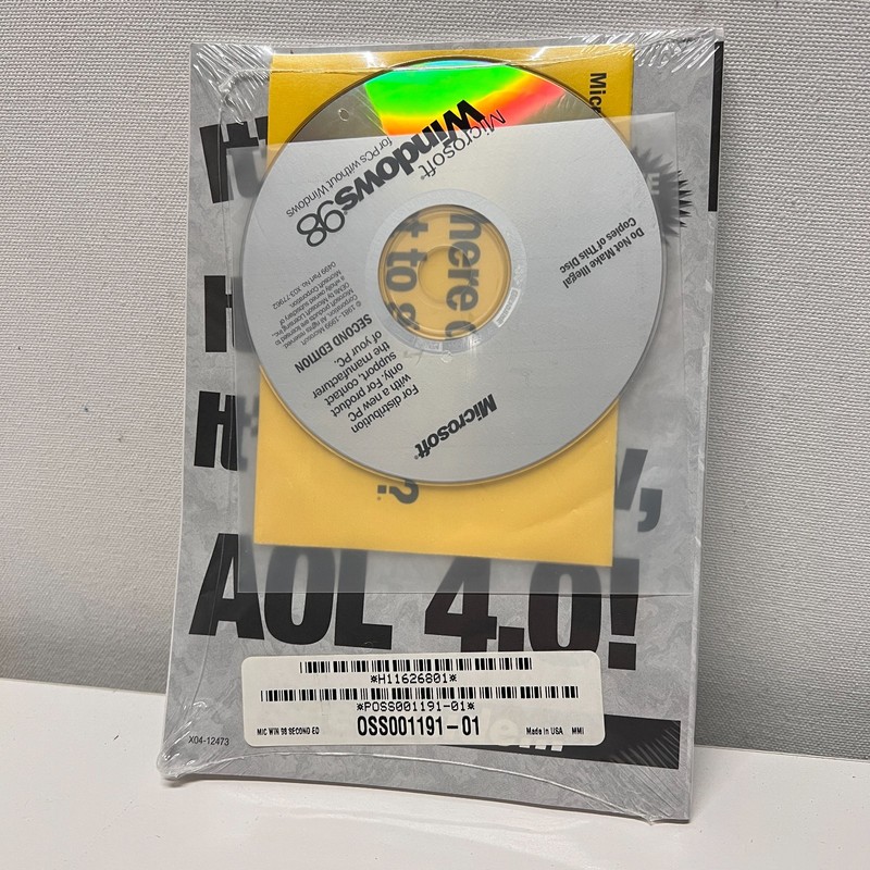 NEW FACTORY SEALED – MICROSOFT WINDOWS 98 SE SECOND EDITION FULL OS