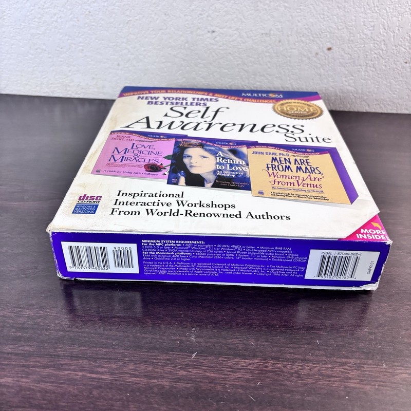Vintage Multicom Self Awareness Suite CD-ROM Interactive Workshops New, Open Box gallery