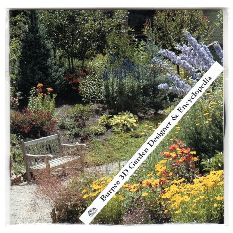Burpee 3D Garden Designer & Encyclopedia CD-ROM for Windows – NEW CD in SLEEVE