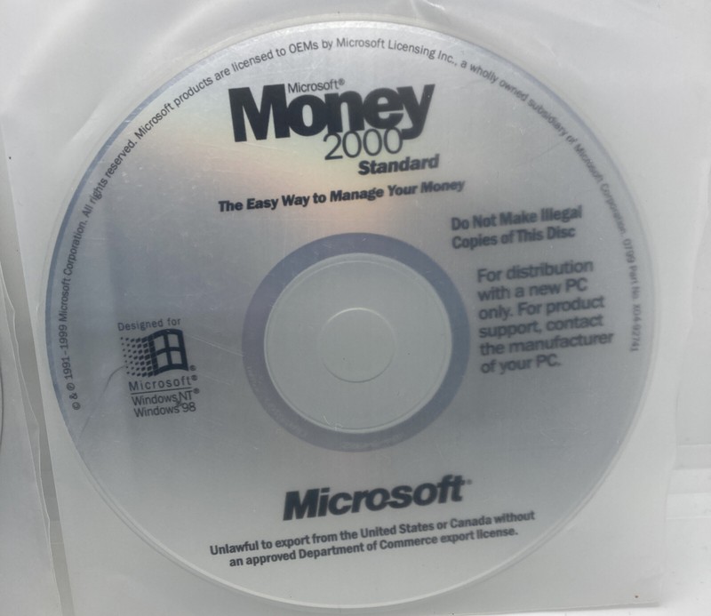 Microsoft Works 2000 And Money 2000 CD-ROM PC gallery