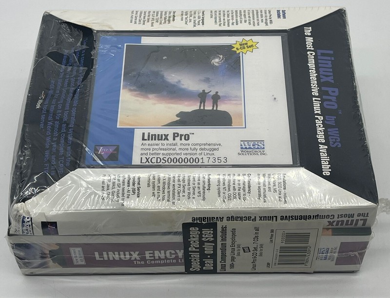 1994 WGS Linux PRO 7 Cd Set With Linux Encyclopedia Networking Admin. Rare￼ gallery