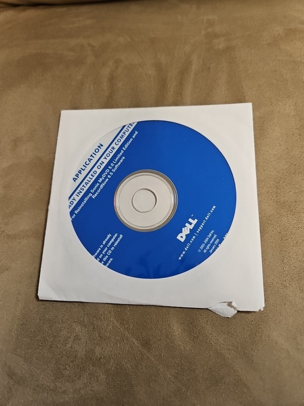 2004 Dell Application Software CD For Reinstalling Sonic MyDVD 5.0 Limited Edt