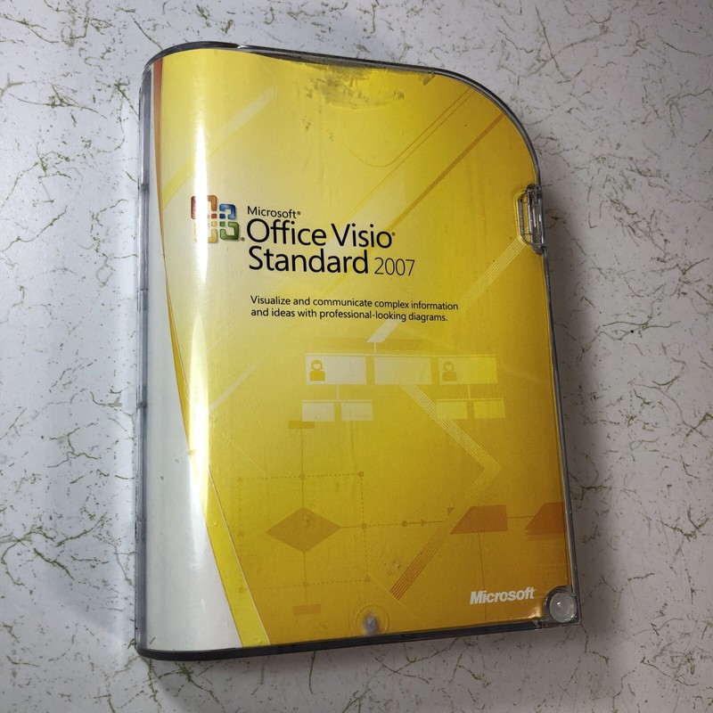Microsoft Visio Standard 2007 Version – Upgrade (D86-02715) w/ Product Key