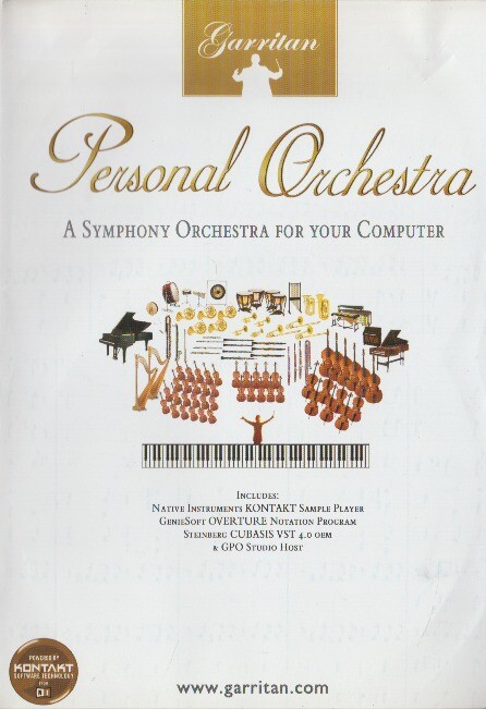 Orchestral Package Sample Library PC MAC CD instruments construct own music tool