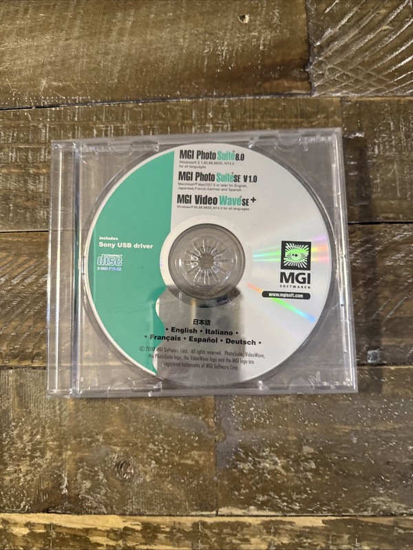 MGI Photo Suite 8.0 PC Cd Rom
