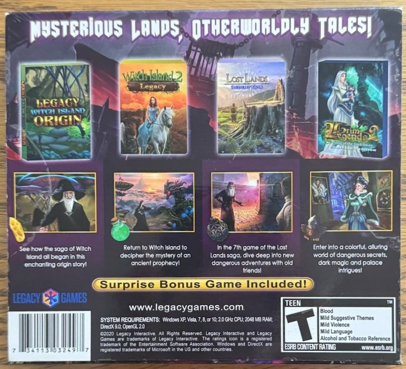 Legacy Hidden Object Games ~ Supernatural Stories 4 ~ 5 Game Pack ~ DVD-Rom gallery
