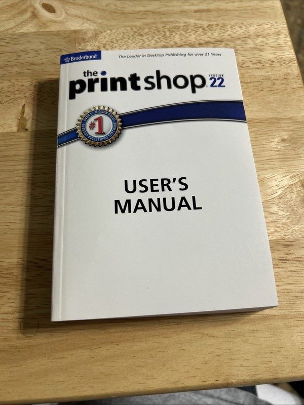 The Printshop Version 22 User Manual Guide Brøderbund