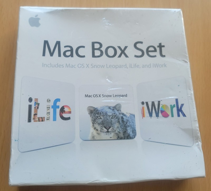 SEALED NEW Apple Mac Box Set Includes Mac OS X Snow Leopard iLife iWork MC209Z/A gallery