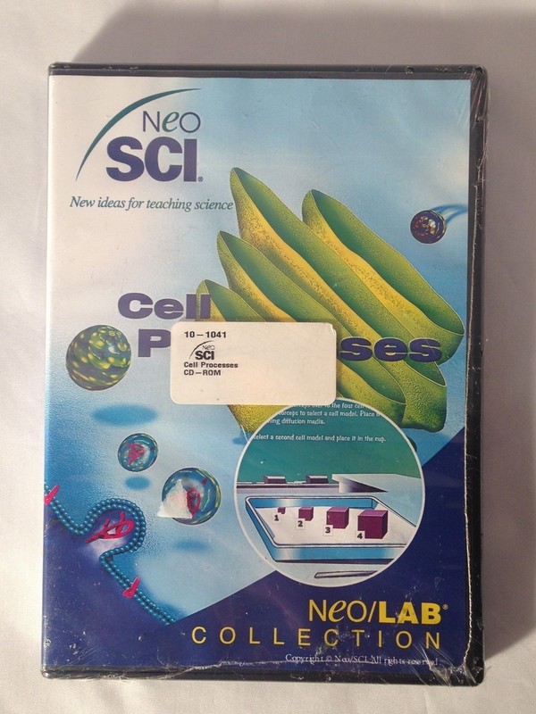 Cell Processes Neo/LAB Software Collection 10-1041 Windows/Mac CD-ROM NEW