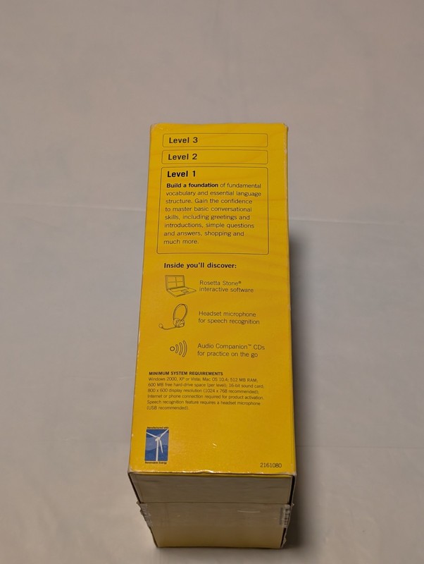 Rosetta Stone ITALIAN. Level 1 Version 3 Win/Mac CD-Rom. Personal Edition gallery