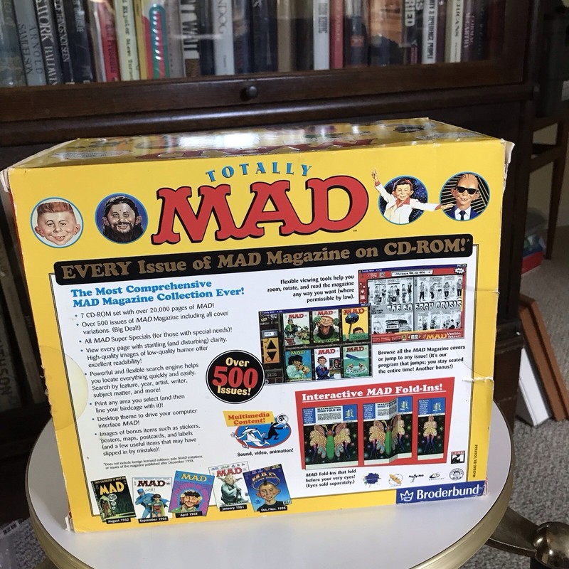TOTALLY MAD 7 CD-ROM MAD MAGAZINE ARCHIVE 1952 - 1998 NEW BOXED L👀K ! gallery