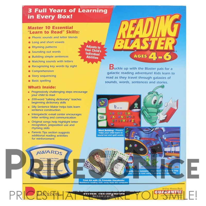 Reading Blaster(Age 4-6) CD-Rom Software (Mac/PC) gallery